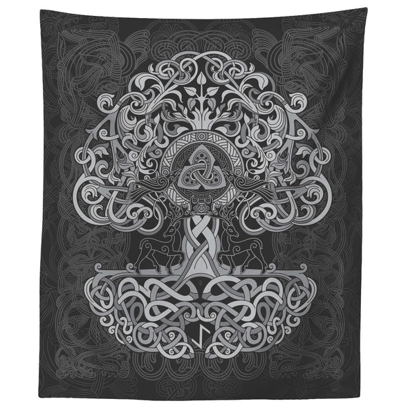 Yggdrasil Knotwork Wall TapestryTapestries60" x 50"