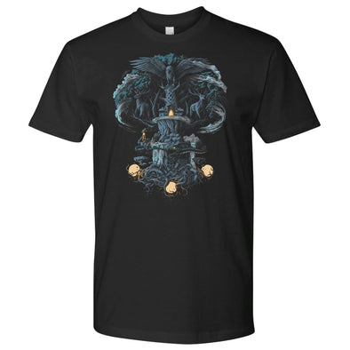 Yggdrasil Nordic Mythology Tree of Life T-ShirtT-shirtNext Level Mens ShirtBlackS