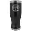 Yggdrasil Norse Celtic Tree of Life Etched Boho TumblerTumblersBlack