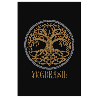 Yggdrasil Norse Pagan Canvas Wall ArtCanvas Wall Art 28 x 12