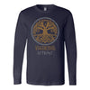 Yggdrasil Norse Runes Long Sleeve ShirtT-shirtCanvas Long Sleeve ShirtNavyS