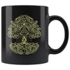 Yggdrasil Norse Tree of Life Coffee Mug 11ozDrinkwareGold