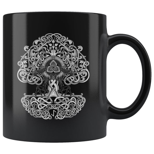 Yggdrasil Norse Tree of Life Coffee Mug 11ozDrinkwareGrey