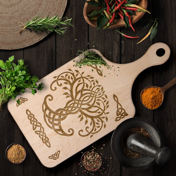 Yggdrasil Norse Viking Wood Cutting BoardKitchenware