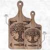 Yggdrasil Norse Viking Wood Cutting BoardKitchenwareSmallWalnut