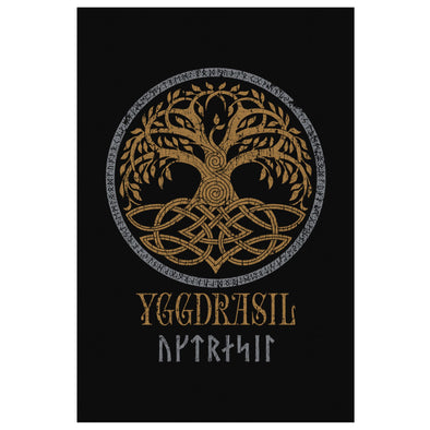 Yggdrasil Pagan Norse Canvas Wall ArtCanvas Wall Art 28 x 12