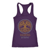 Yggdrasil Pagan Racerback TankT-shirtNext Level Racerback TankPurpleXS