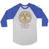 Yggdrasil Pagan Raglan ShirtT-shirtCanvas Unisex 3/4 RaglanWhite/RoyalS