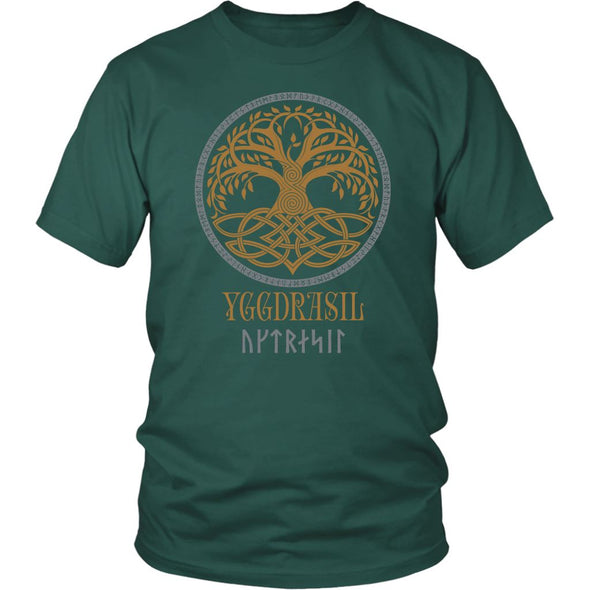 Yggdrasil Pagan ShirtT-shirtDistrict Unisex ShirtDark GreenS
