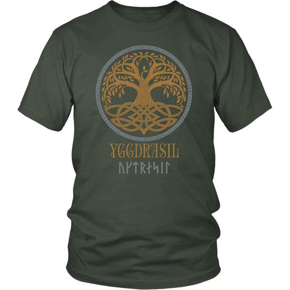 Yggdrasil Pagan ShirtT-shirtDistrict Unisex ShirtOliveS