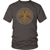 Yggdrasil Pagan Viking ShirtT-shirtDistrict Unisex ShirtHeather BrownS