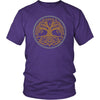 Yggdrasil Pagan Viking ShirtT-shirtDistrict Unisex ShirtPurpleS