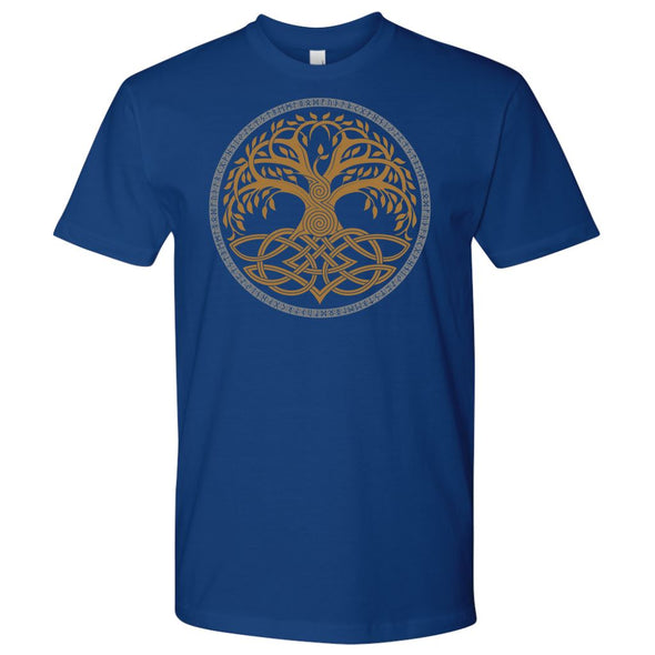 Yggdrasil Pagan Viking T-ShirtT-shirtNext Level Mens ShirtRoyal BlueS