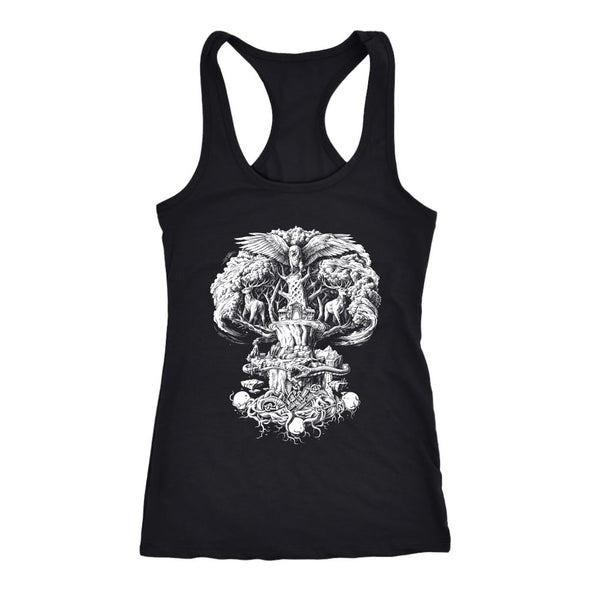 Yggdrasil Racerback Tank TopT-shirtNext Level Racerback TankBlackXS