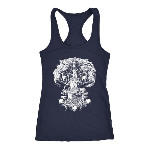 Yggdrasil Racerback Tank TopT-shirtNext Level Racerback TankNavyXS