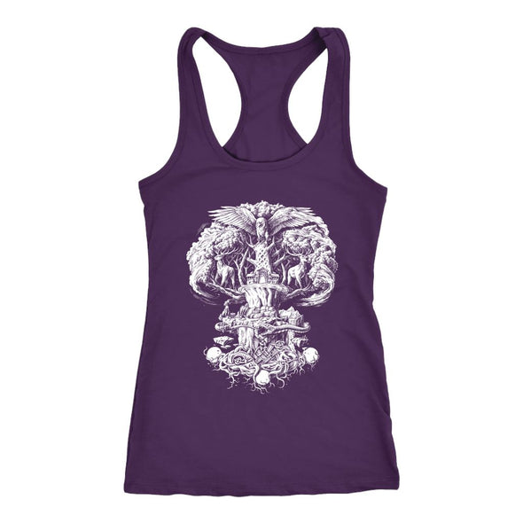 Yggdrasil Racerback Tank TopT-shirtNext Level Racerback TankPurpleXS