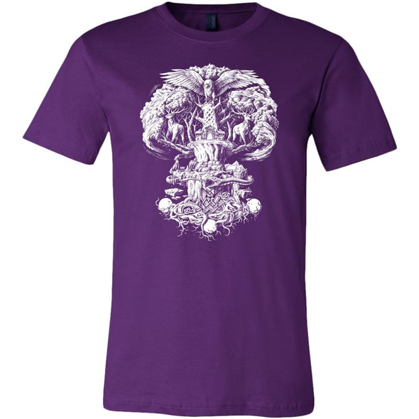 Yggdrasil T-ShirtT-shirtCanvas Mens ShirtTeam PurpleS