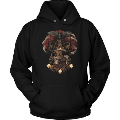 Yggdrasil Tree of Life HoodieT-shirtUnisex HoodieBlackS